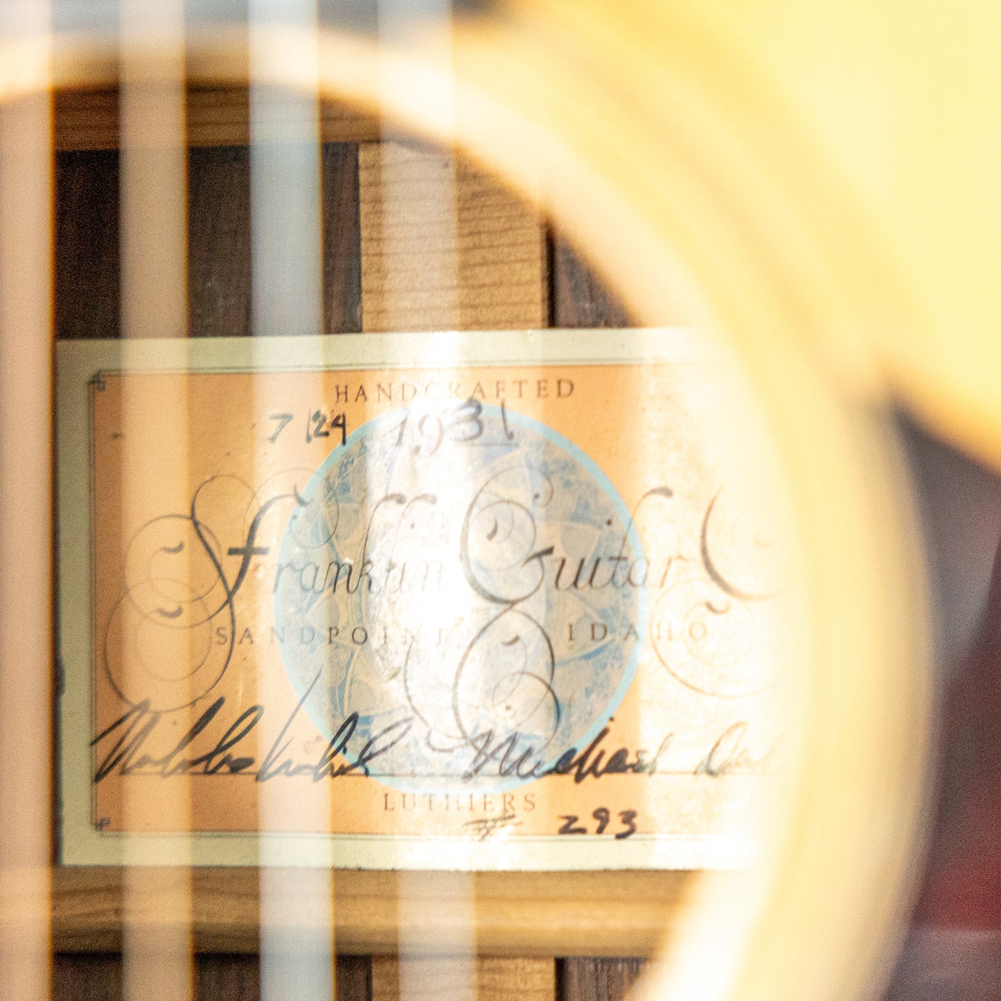 Franklin OMC in Brazilian Rosewood & Adirondack Spruce