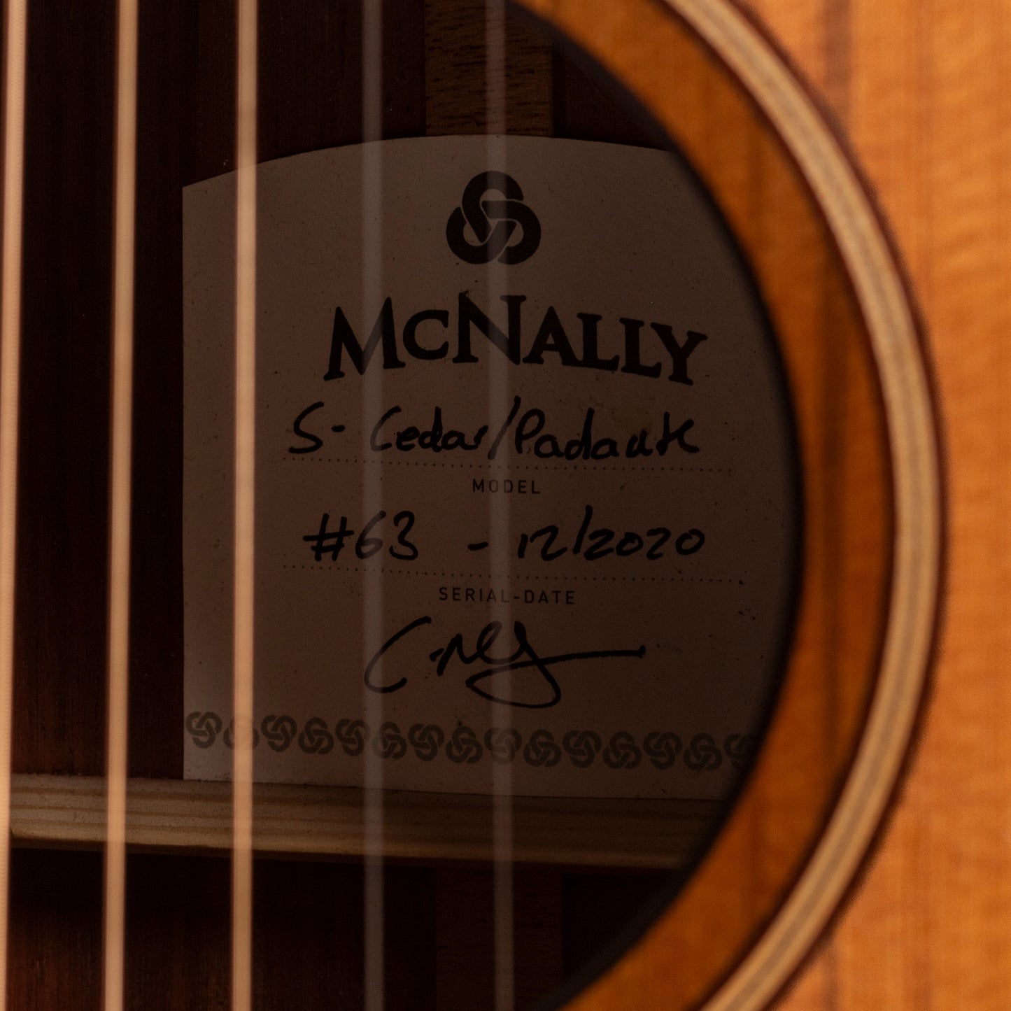 McNally S-14 Custom in Padauk & Sinker Cedar