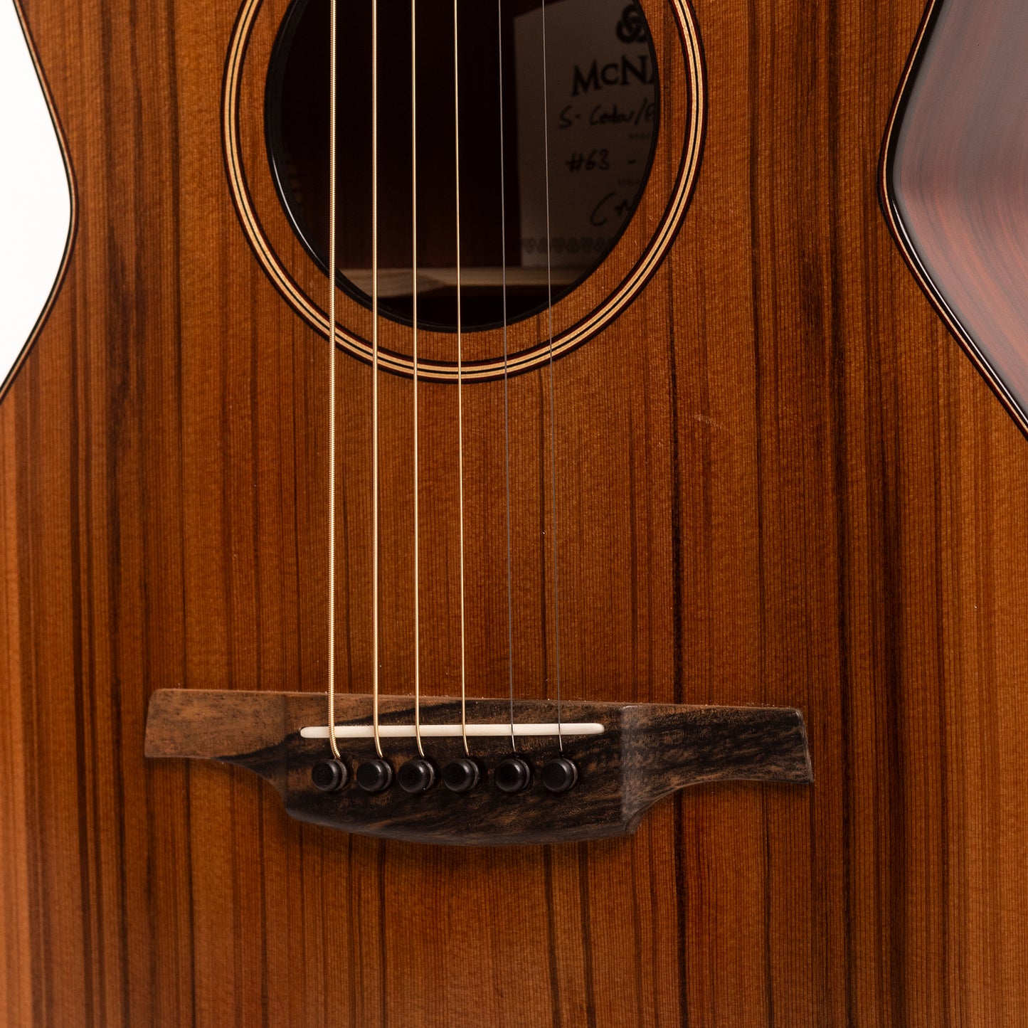 McNally S-14 Custom in Padauk & Sinker Cedar