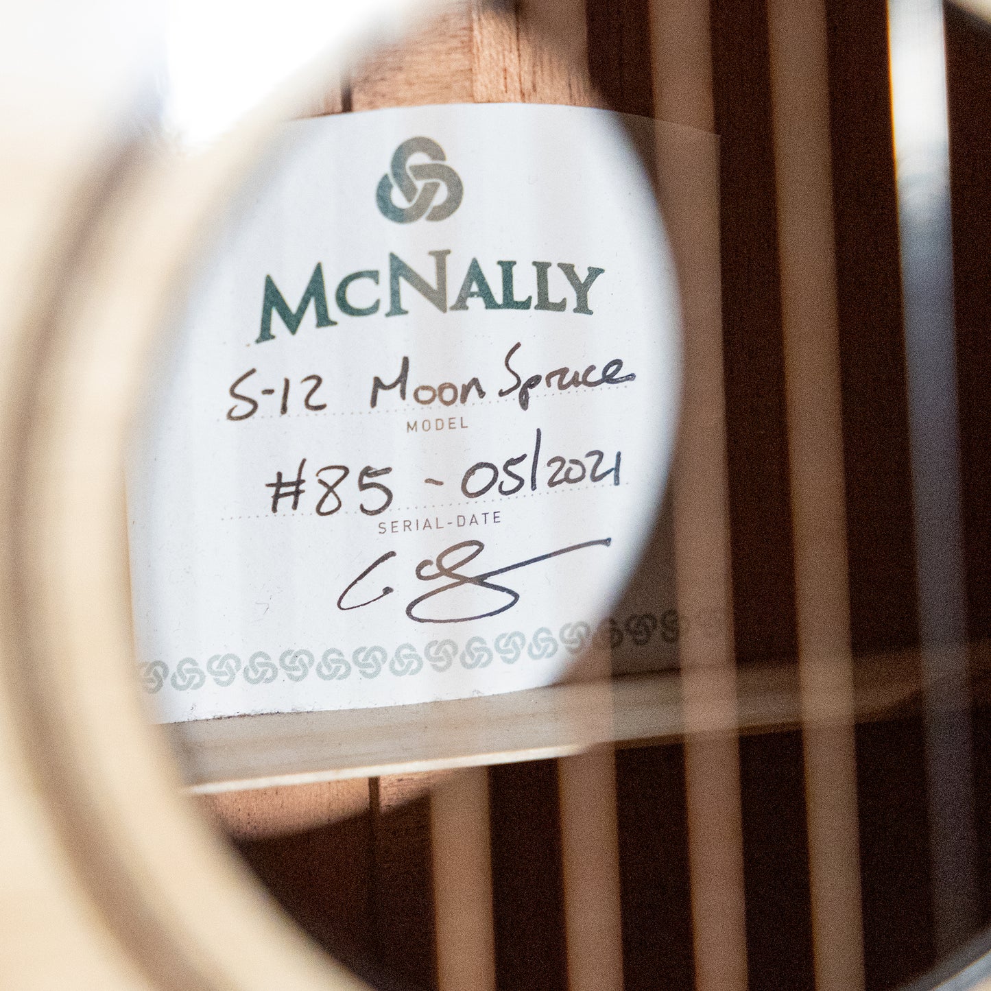 McNally S-12 Custom in Mahogany & German Moon Spruce