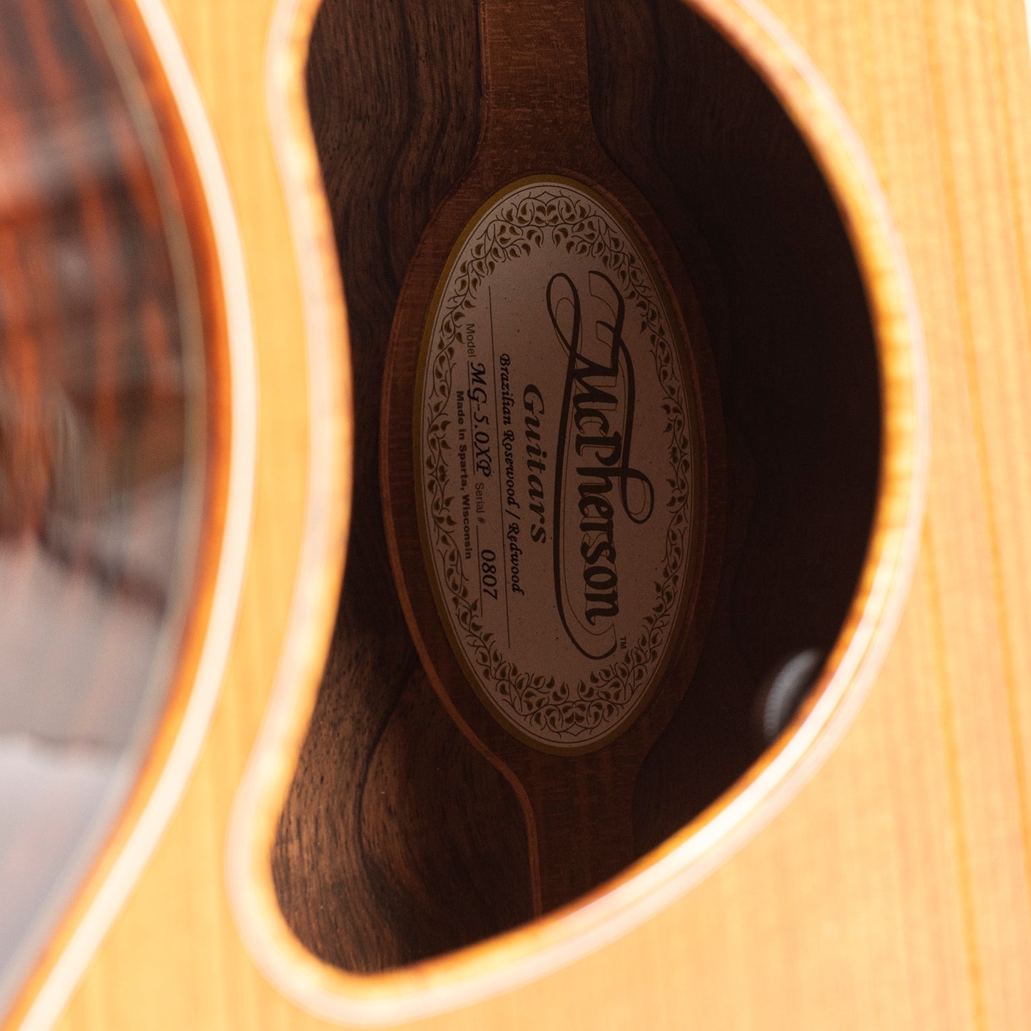 McPherson MG 5.0XP in Brazilian Rosewood & Redwood