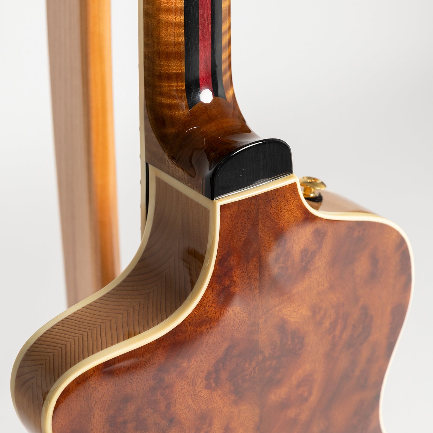 Rick Turner Model 1 Featherweight CP Deluxe Custom in Camphor Burl