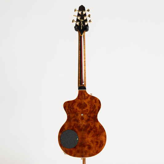 Rick Turner Model 1 Featherweight CP Deluxe Custom in Camphor Burl