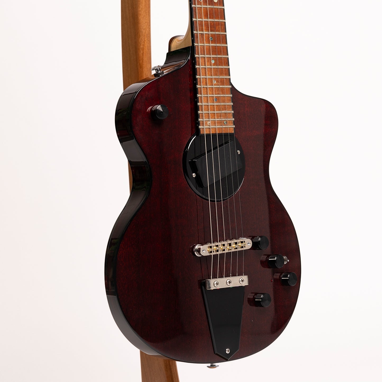 Rick Turner Model 1 Deluxe CP in Burgundy Gloss