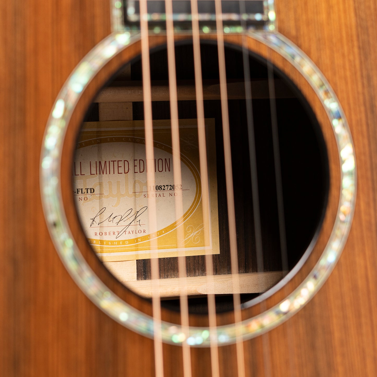 Taylor PS14ce Fall Limited Edition in Macassar Ebony & Sinker Redwood