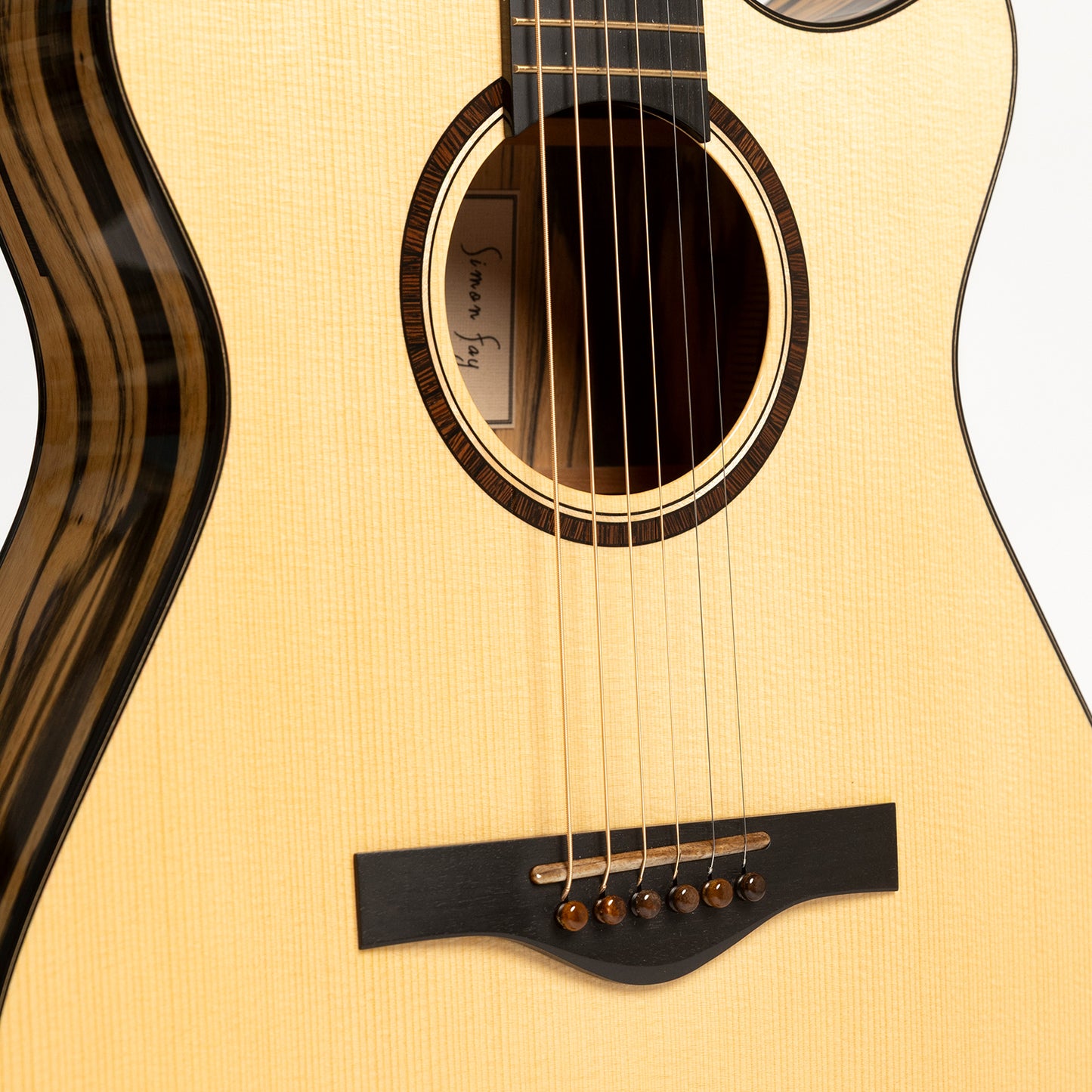 Simon Fay Model 1 in Mun Ebony & Master Grade Engelmann Spruce