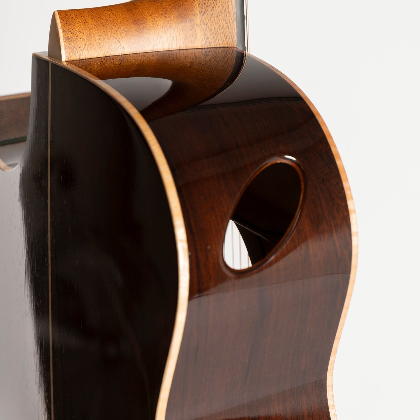 Hozen Blue Label MD Cutaway Fan Fret in Madagascan Rosewood & Torrefied Swiss Moon Spruce