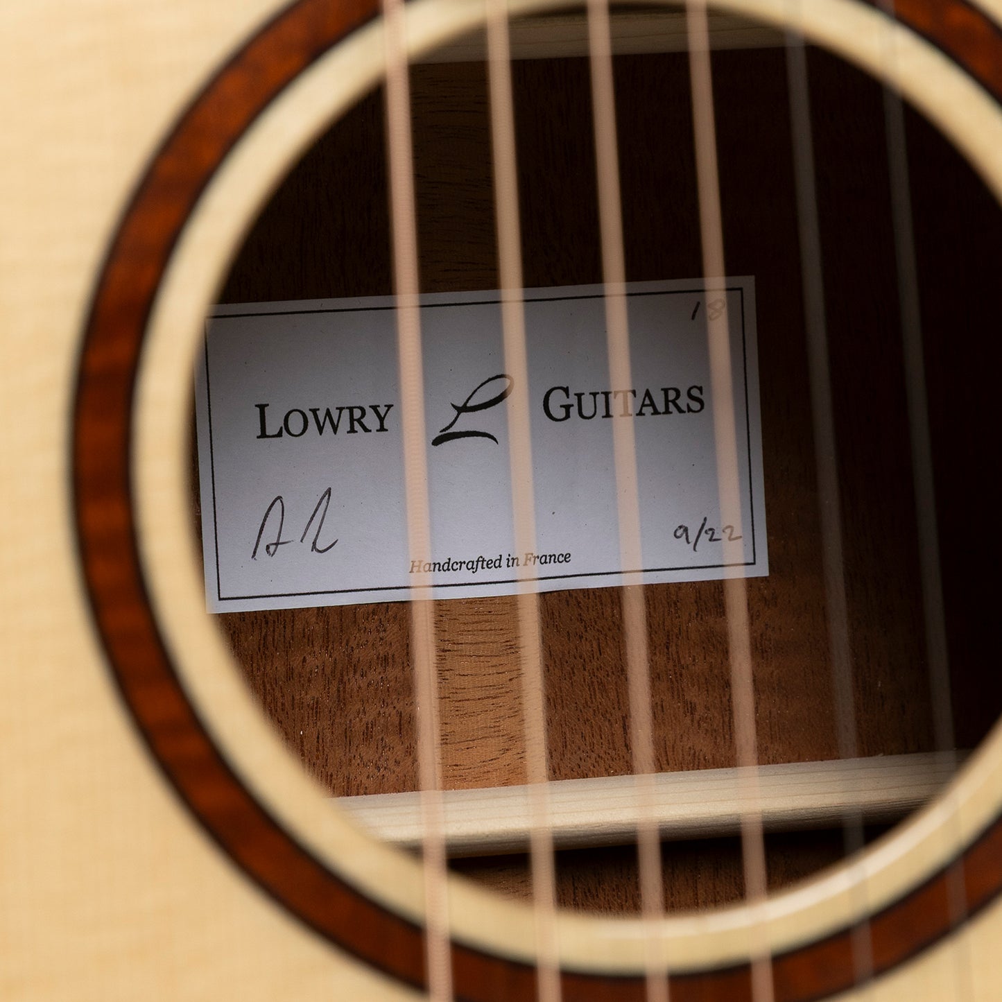 Lowry Braid in Fiddleback Mahogany & Swiss Spruce