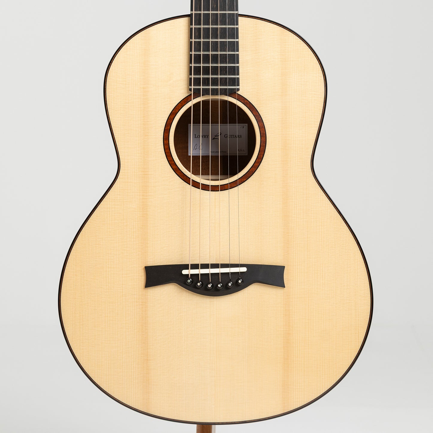 Lowry Braid in Fiddleback Mahogany & Swiss Spruce