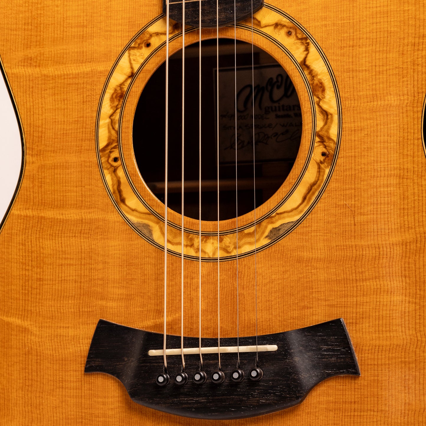 McElroy 000 in Flamed Walnut & Bearclaw Sitka Spruce