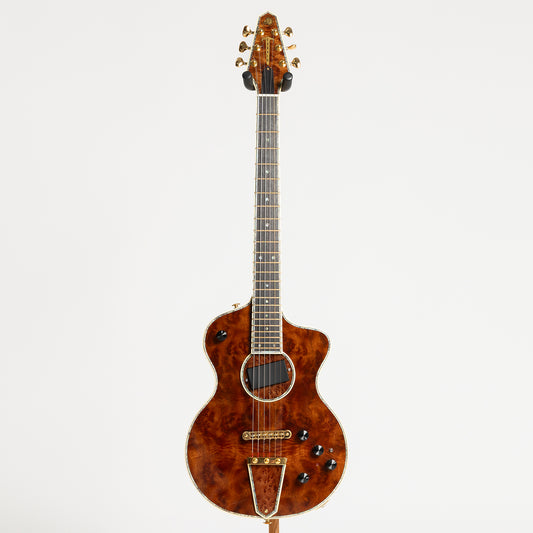 Rick Turner Model 1 Featherweight CP Deluxe Custom in Camphor Burl