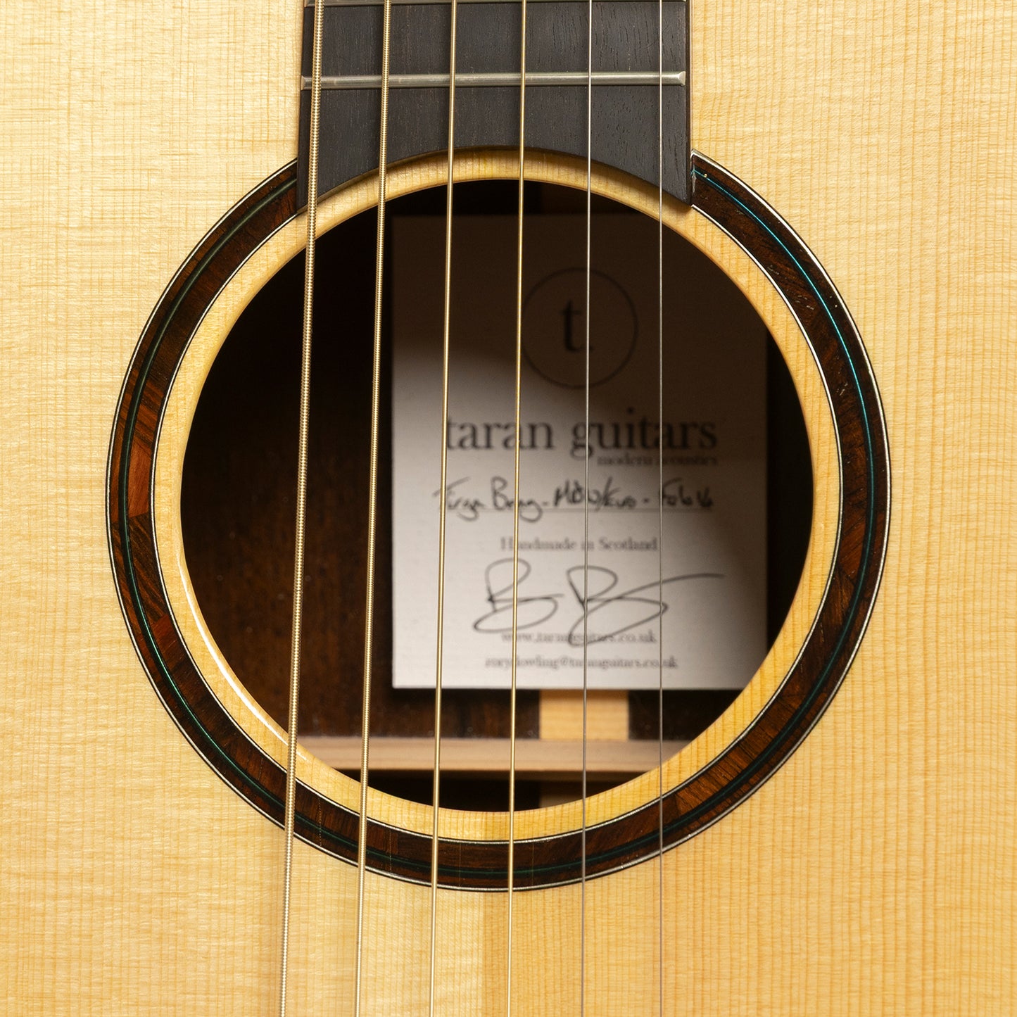 Taran Tirga Beag in Malaysian Blackwood & European Spruce